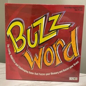 2003 Buzz Word Board Game Ages 10 - Adult Factory Sealed New Patch Products VTG